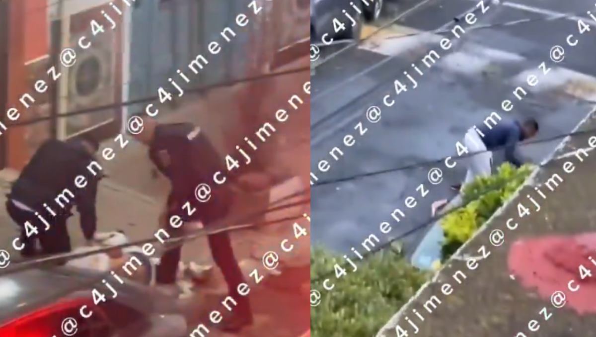 El agresor fue detenidos por elementos de la Secretaría de Seguridad Ciudadana | Especial