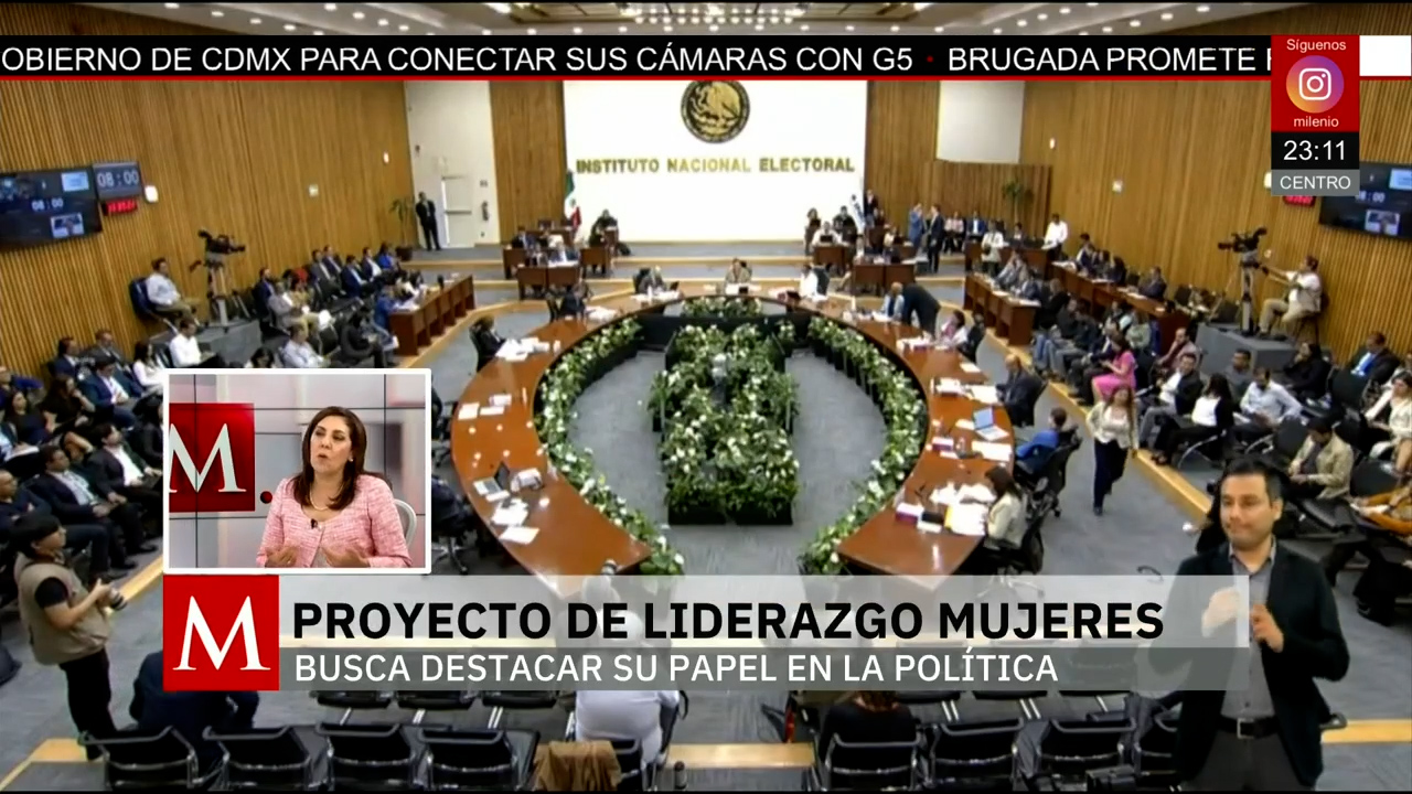 Claudia Zavala presenta la tercera edición del proyecto de liderazgo de mujeres en política