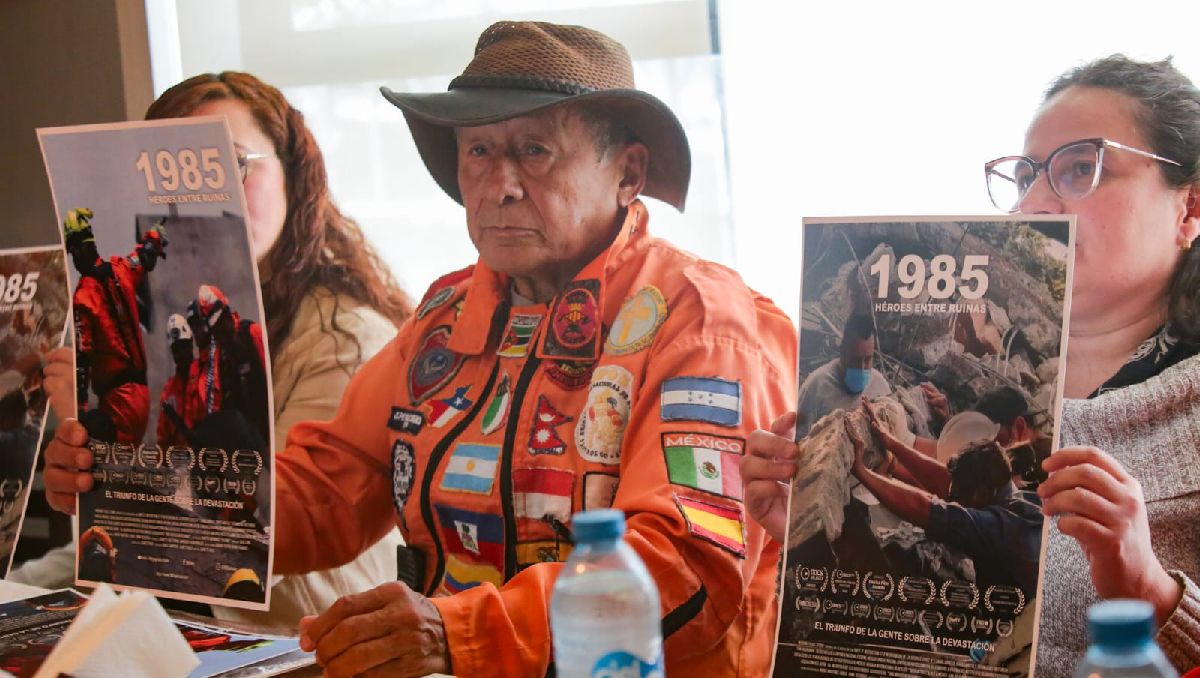 El documental incluirá imágenes sobre el rescate del terremoto de 1985 y 2017. Foto: (Tania Contreras)