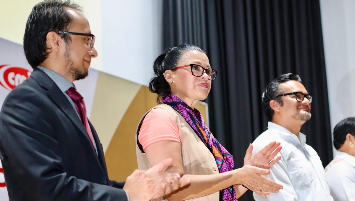 Elizabeth Mar Juárez, presidenta del IMP, presente en un evento en Tamaulipas.