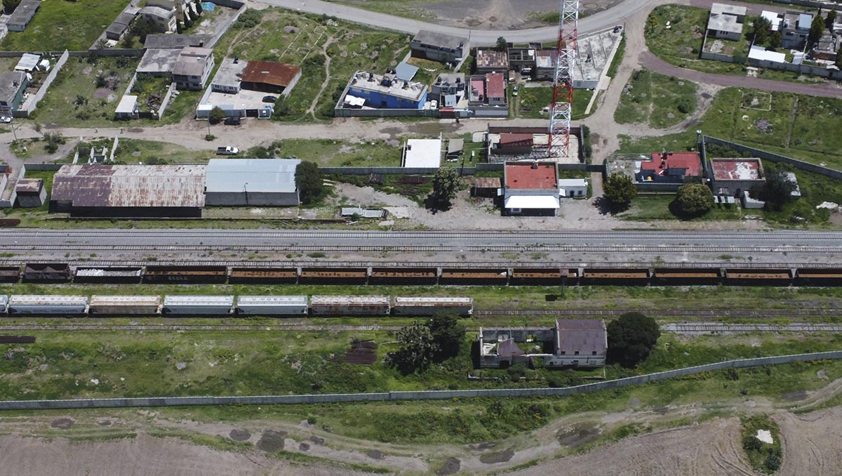 La estación Irolo que data de la época porfiriana, hoy resguardada y cerrada al público.