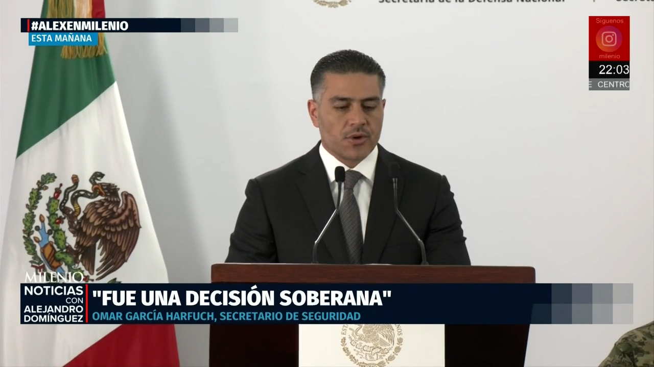 Harfuch defienden extradición de México como acto soberano