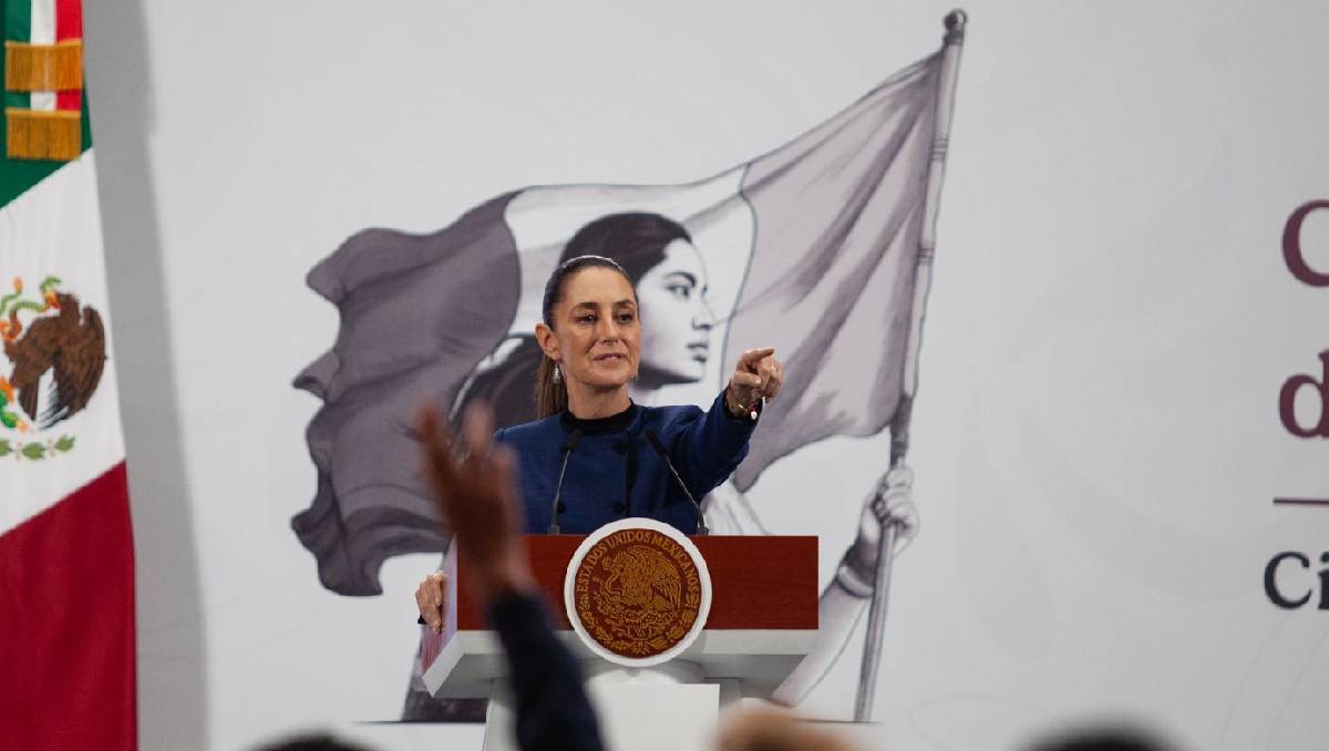 La presidenta Claudia Sheinbaum