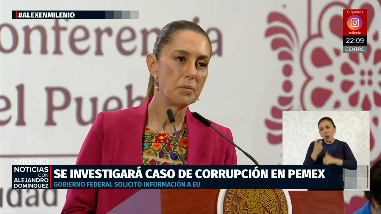 México a ciegas ante investigación por sobornos a Pemex en Texas reconoce Sheinbaum