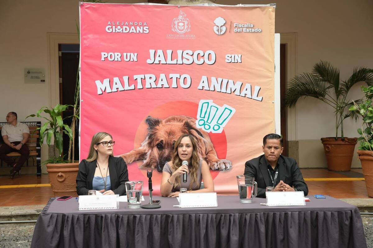 PResentan campaña Por un Jalisco sin maltrato animal. (Sonia Gamiño)