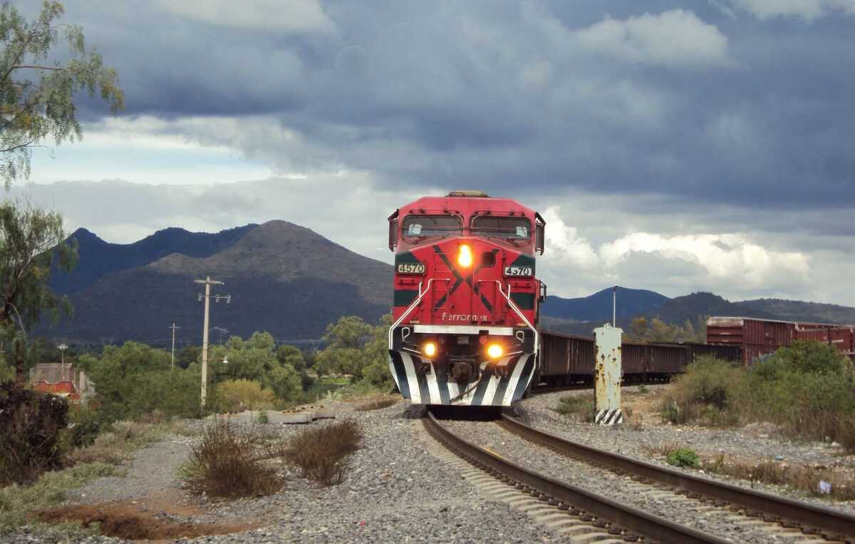 Trenes de carga pasan por el estado de Hidalgo. (Especial)