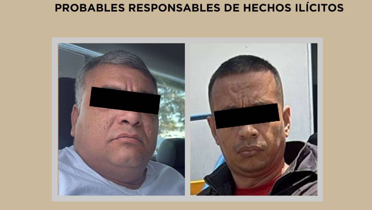 Dos venezolanos fueron arrestados en Toluca por presunto fraude mediante el desplazamiento de tarjetas bancarias.| Especial