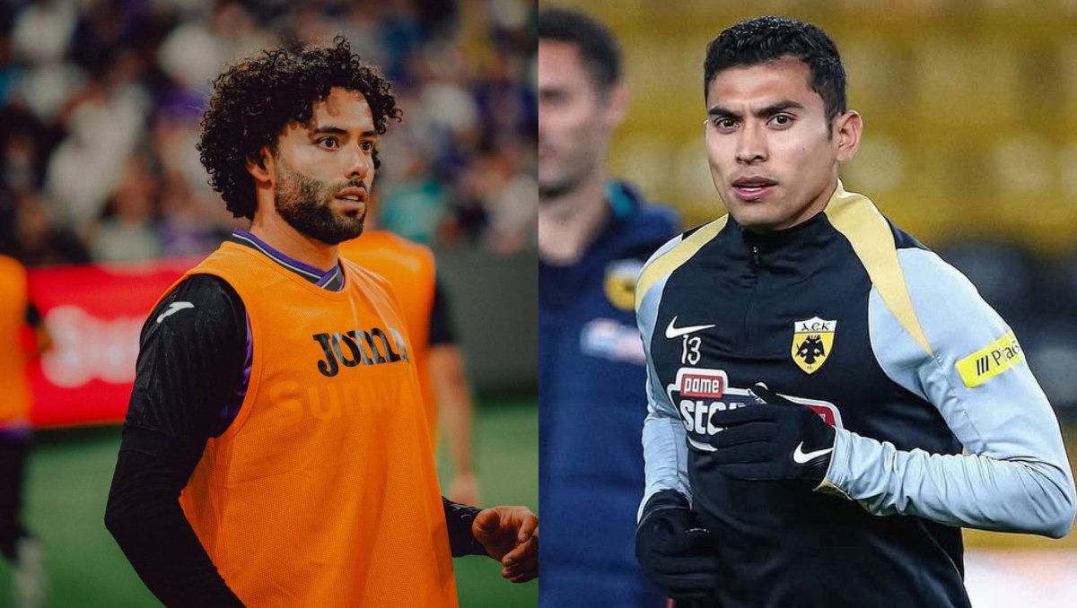 César Huerta y Orbelín Pineda se enfrentarán en la Conference League (Instagram @cesarh_33/@orbelin7pineda)
