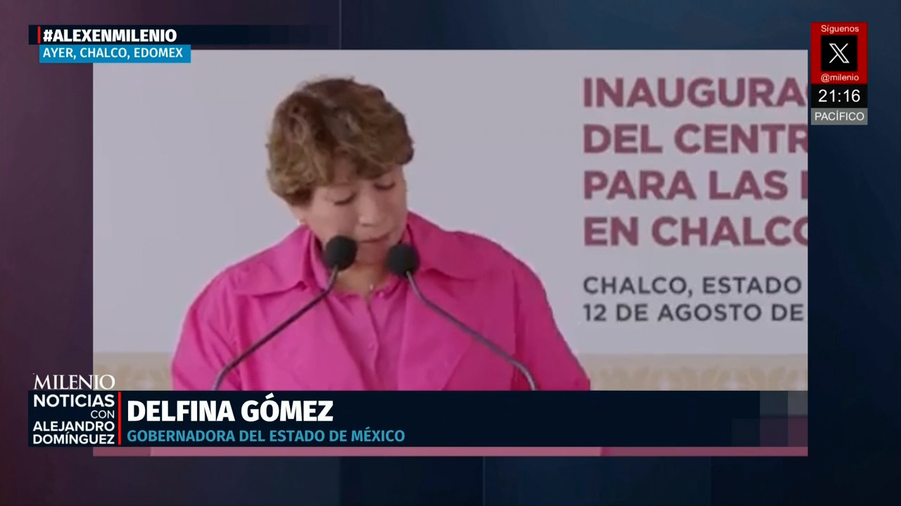Delfina Gómez se conmueve al hablar de homicidios de menores en Edomex