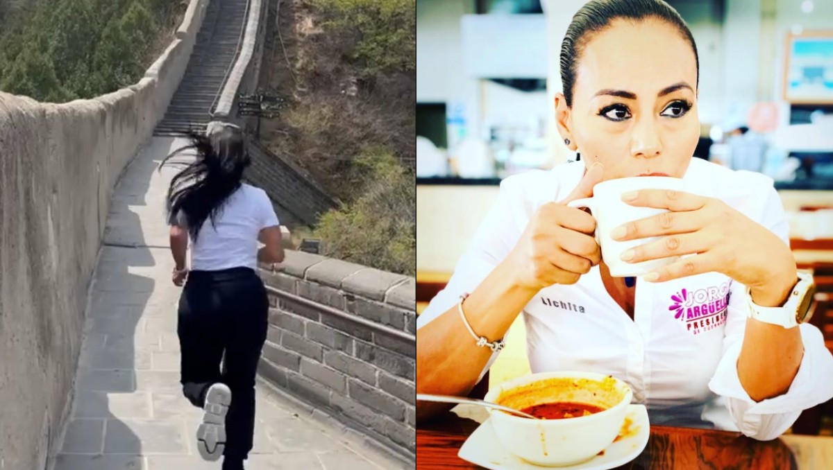 Diputada de Morelos aparece corriendo en la Muralla China | Especial