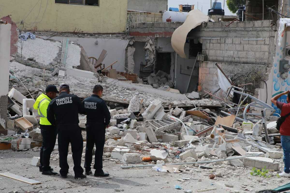 Explota vivienda por acumulación de gas. (Maribel Calderón)