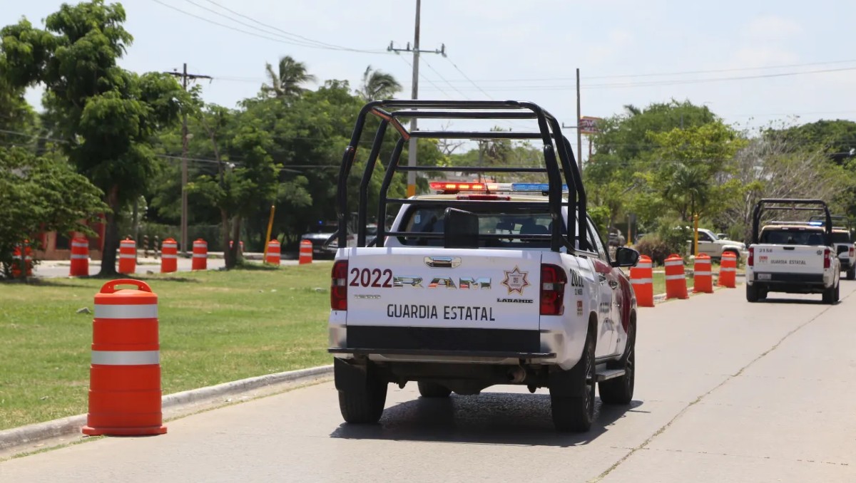 Guardia Estatal en Tamaulipas. (yazmín Sánchez)