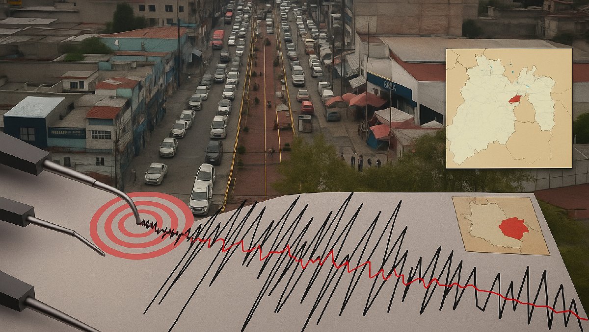 Los microsismos en Naucalpan se han presentado en la noche y en su mayoría a una profundidad menor de dos kilómetros. Foto: (IA)