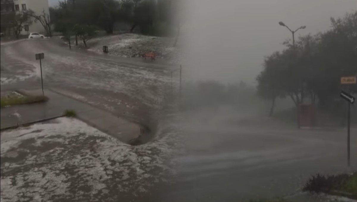 Tormenta en Guanajuato: granizada sorprende en la capital  | Especial