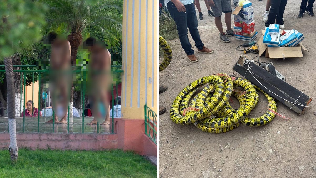 Vecinos de Pozo Grande, Actopan, sometieron a dos presuntos ladrones y los entregaron a la policía