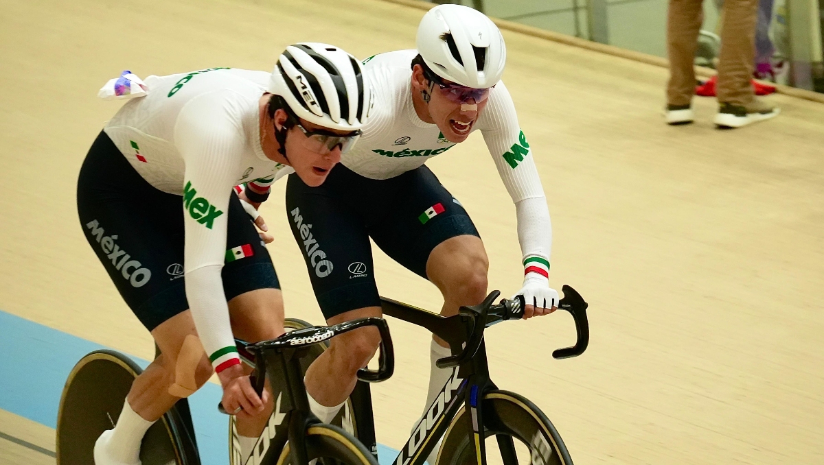 Los ciclistas tapatíos consiguieron la medalla de plata al ubicarse sólo por detrás de la dupla colombiana (Foto: Cortesía)