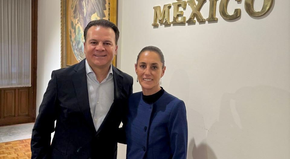 Esteban Villegas fortalece trabajo conjunto con Claudia Sheinbaum. (Cortesía)