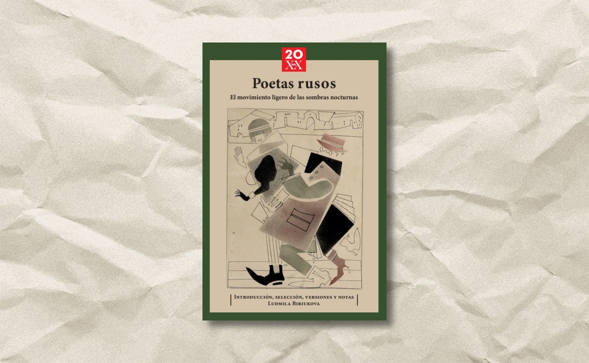 Portada de la antología 'Poetas rusos. El movimiento ligero de las sombras nocturnas'. (UANL)