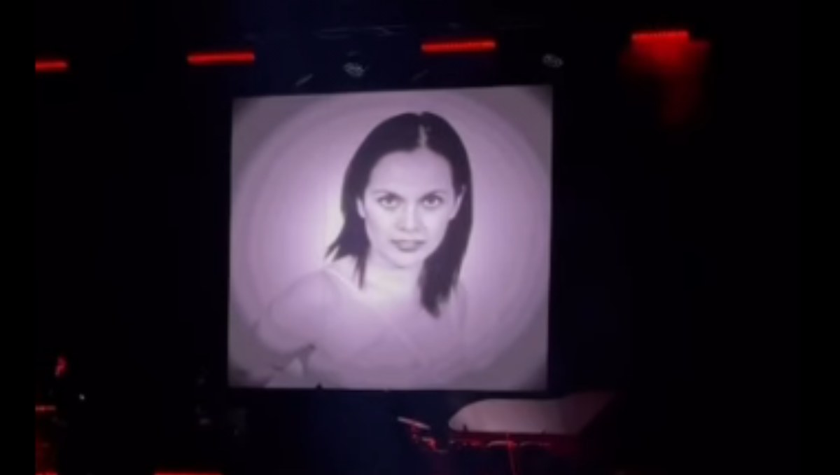 Rita Guerrero en el concierto de Los de Abajo