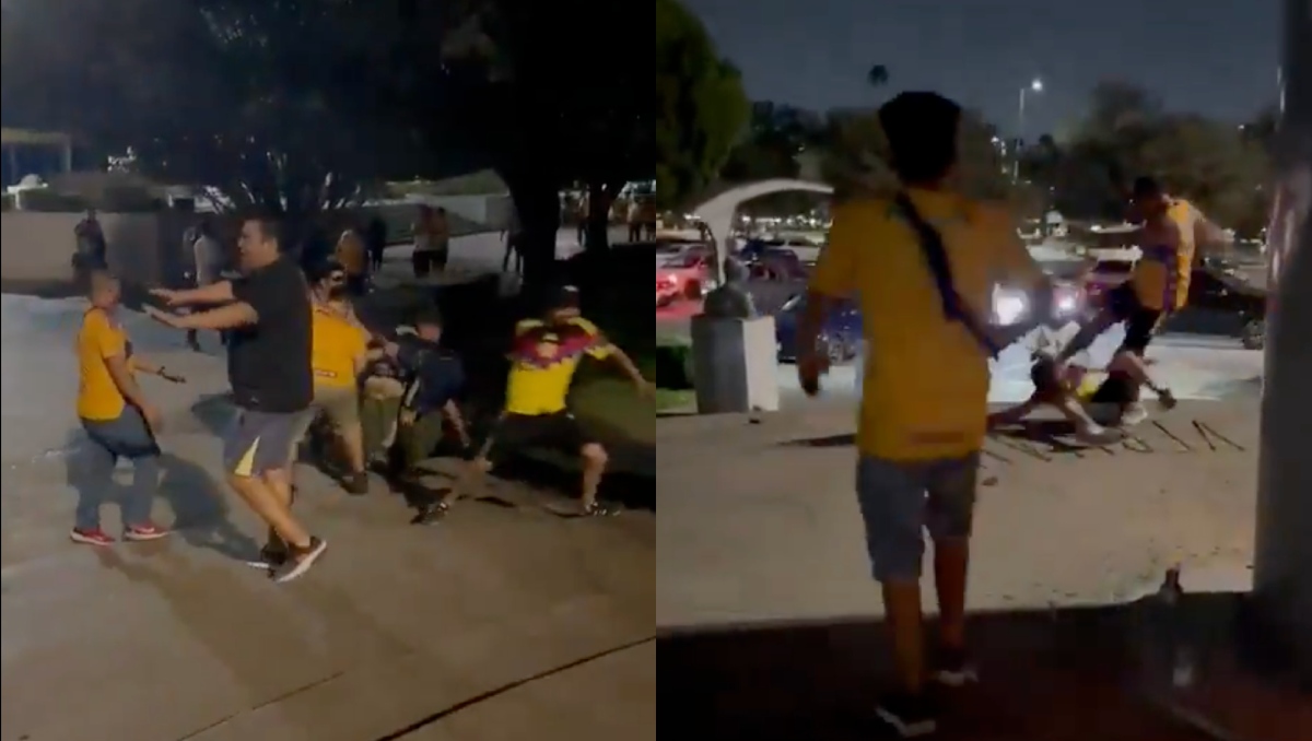 Acusan a fans de Tigres de golpear a americanistas tras el juego del Apertura 2025 (Especial)