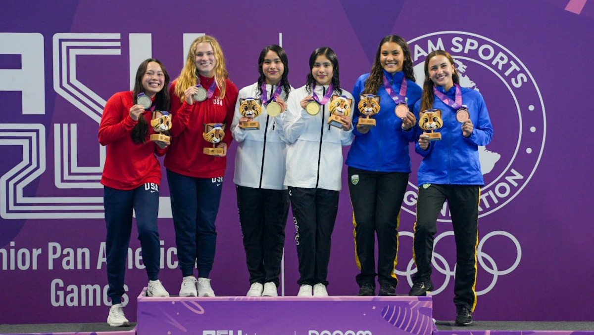 Mía y Lía Cueva se cuelgan el oro en Asunción 2025 (X @Conade)