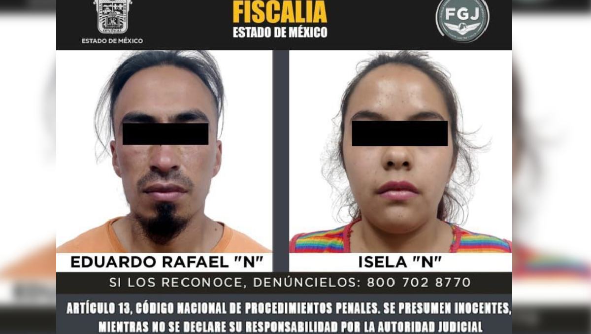 Dos personas fueron arrestadas en Teotihuacán tras el rescate de una menor por la FGJEM.| Especial