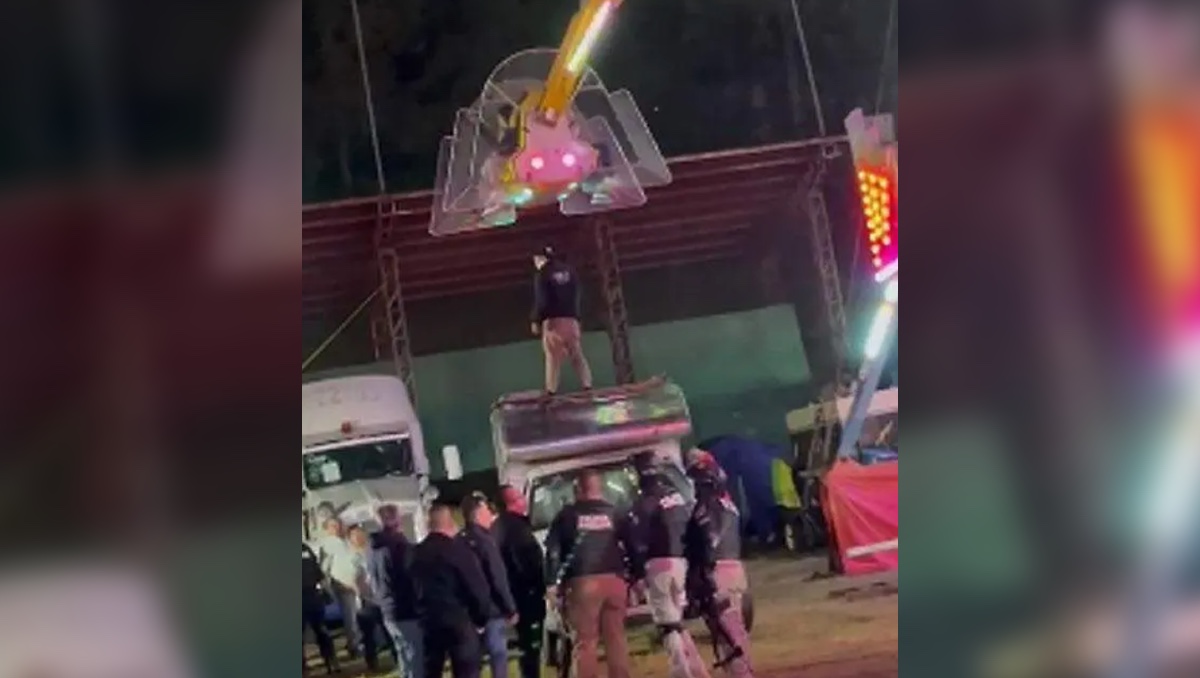 Asistentes a feria en Puebla viven momentos de terror. | ESPECIAL