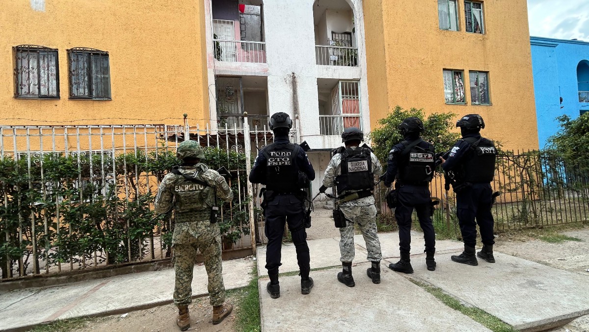 Cateo en la colonia Buenos Aires | Cortesía: Secretaría de Seguridad y Paz de Guanajuato.