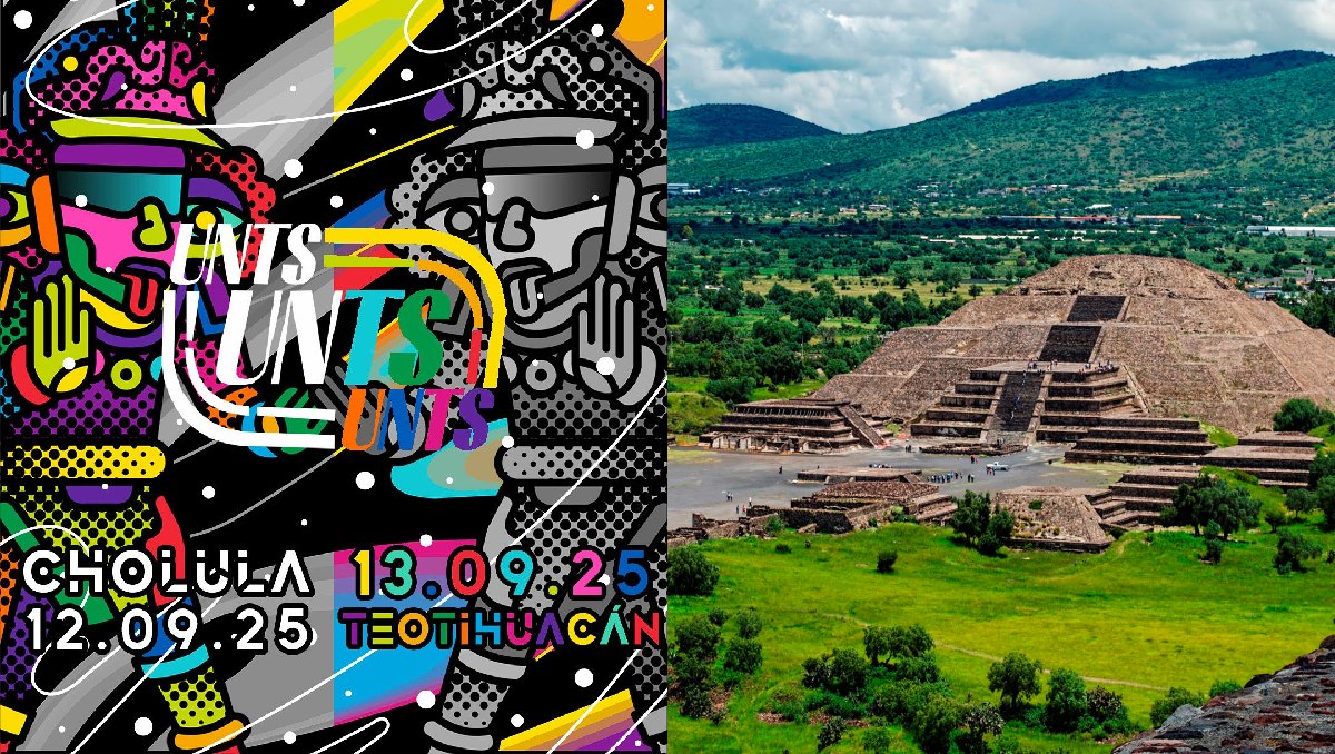 Unts Unts Unts 2025 tendrá lugar en inmediaciones de la zona arqueológica de Teotihucán. Foto: (UNTS/INAH)