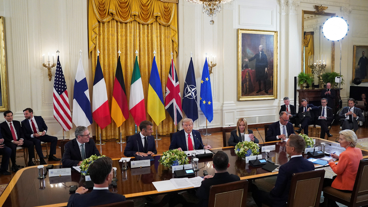 Arranca reunión de líderes europeos en la Casa Blanca