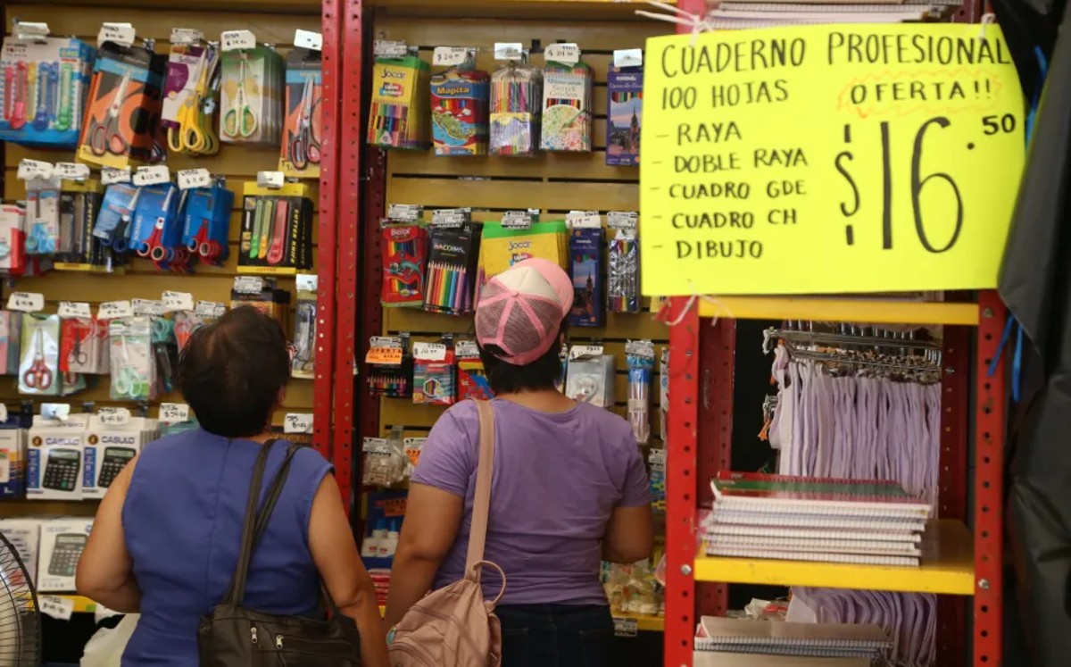Compra de útiles escolares