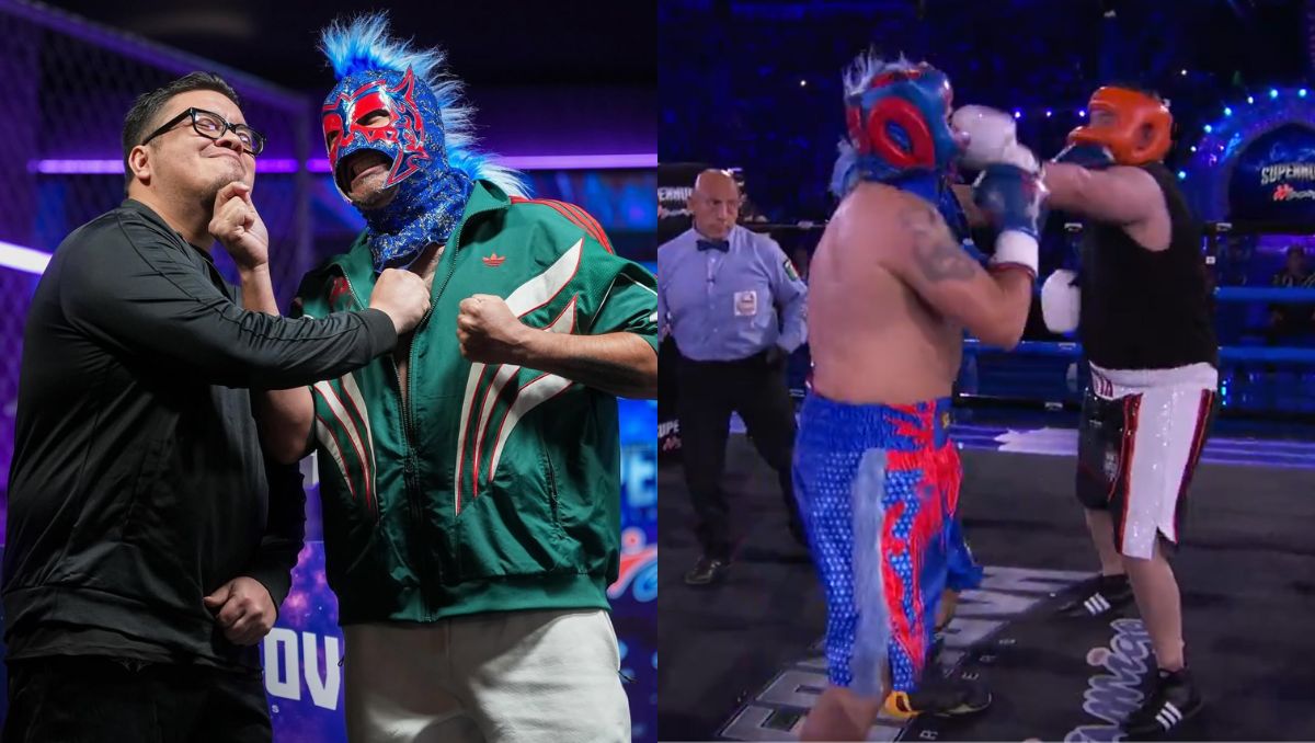 El Escorpión Dorado se golpea solo en pelea con Franco Escamilla | Redes sociales