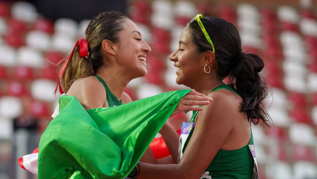 México gana oro y plata en marcha femenil de 20 kilómetros en los Juegos Panamericanos Junior 2025 (X: @PanamSports)