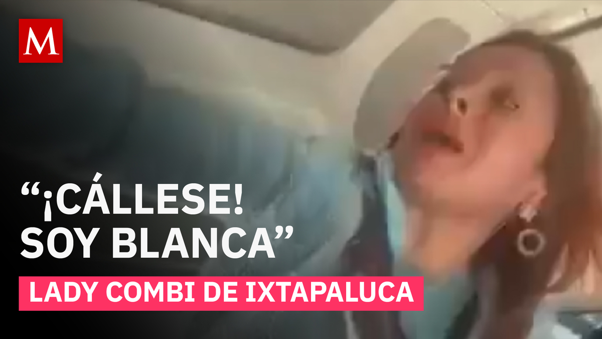 Mujer lanza insultos a pasajeros de una combi en Ixtapaluca y se convierte en 'Lady Combi'