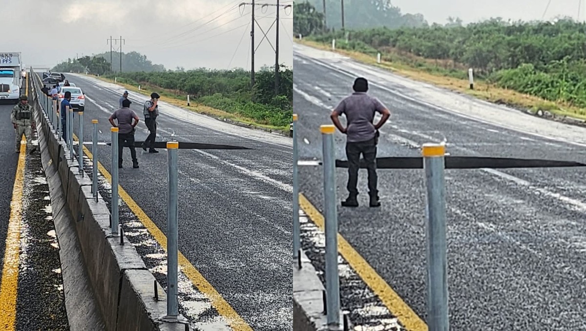 Socavón en Michoacán. (Foto: Especial)