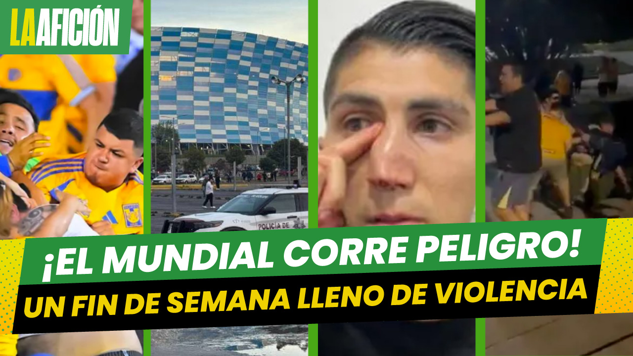Violencia en estadios mexicanos enciende las alarmas a falta de 10 meses para el Mundial