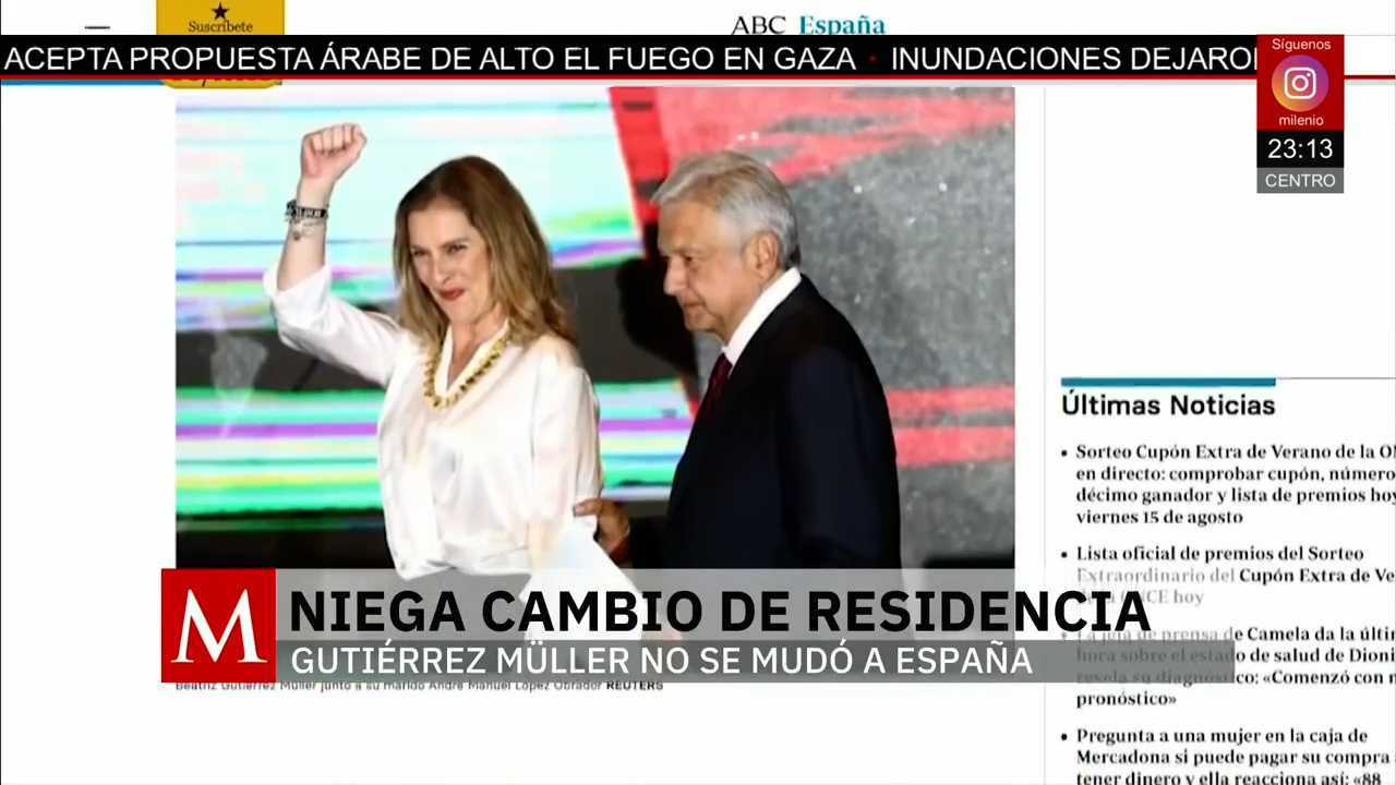 Beatriz Gutiérrez Müller desmiente rumores sobre mudanza a España