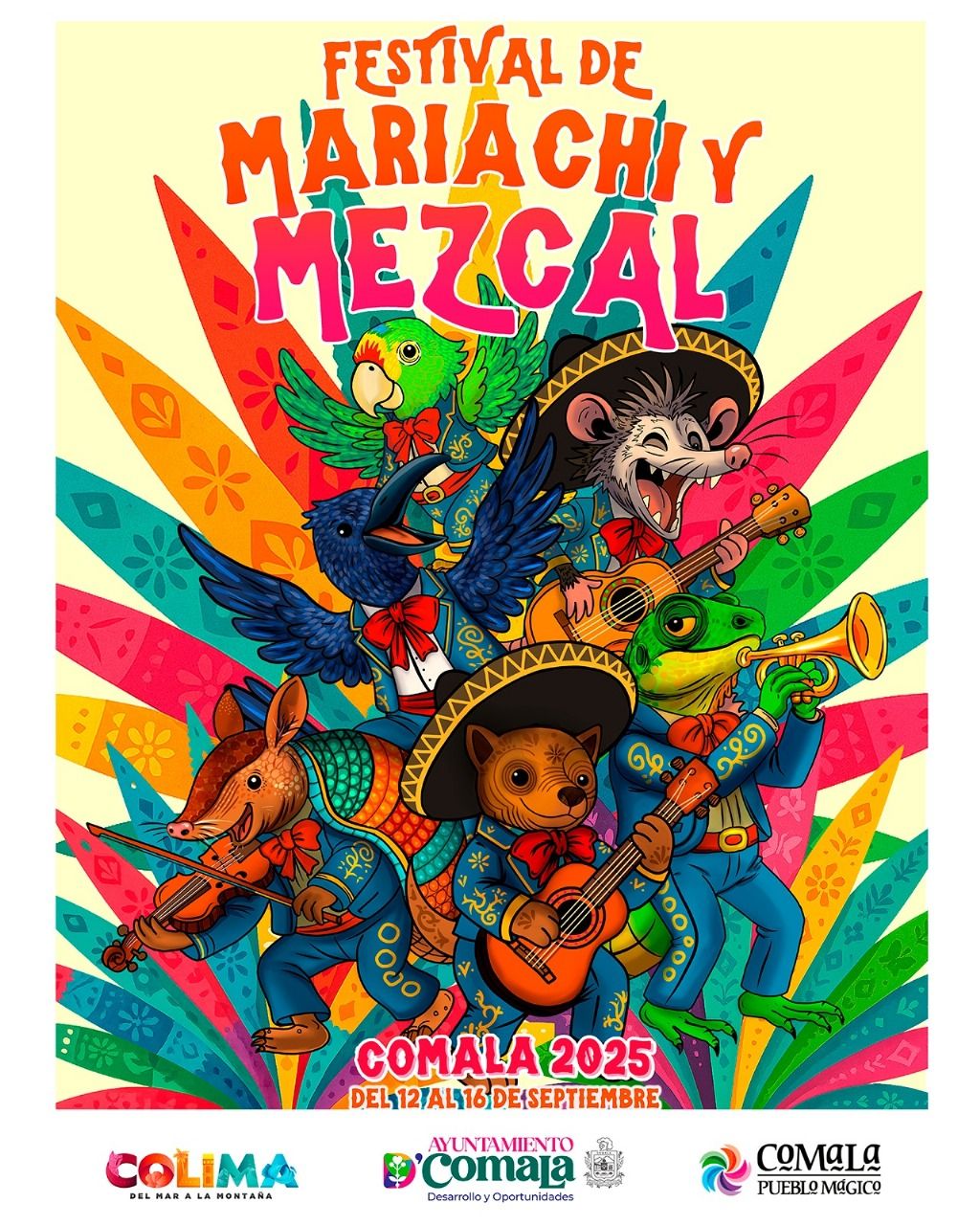 Comala invita a vivir el mes patrio con música de mariachi y sabor a mezcal