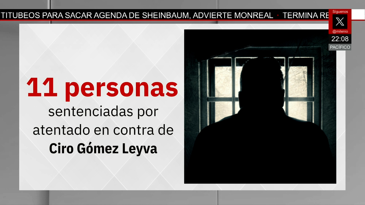 Condenan a 11 años a responsables del atentado a Ciro Gómez Leyva