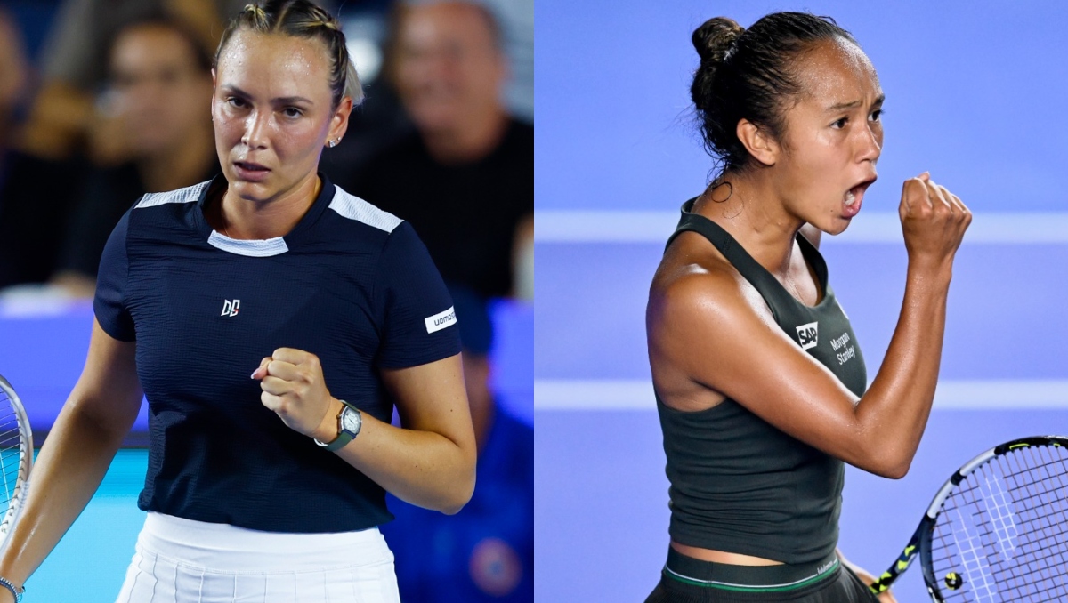 Donna Vekic y Leylah Fernandez, campeonas del GNP Seguros, debutan con el pie derecho en edición 2025 (Jorge López)