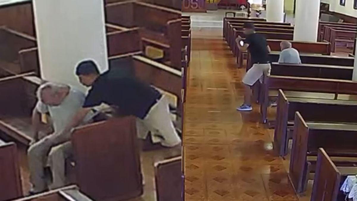 El hecho se reportó de inmediato por los presentes de la iglesia | Especial