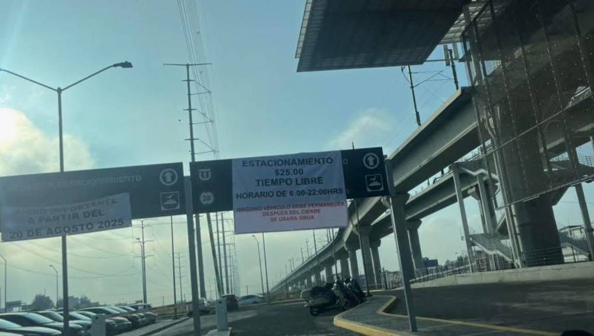 Los estacionamientos del Tren Interurbano México-Toluca comenzarán a cobrar por el servicio. | Especial
