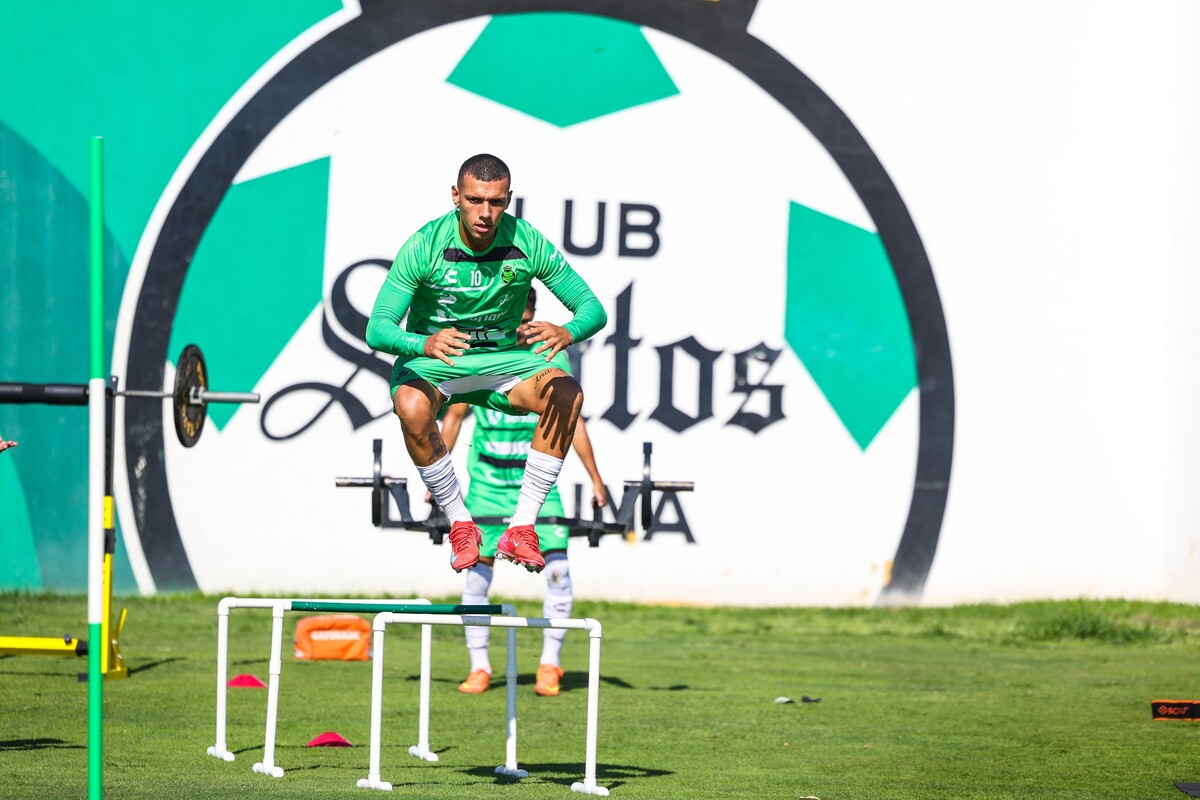 Franco Fagúndez en Santos Laguna. | Club Santos