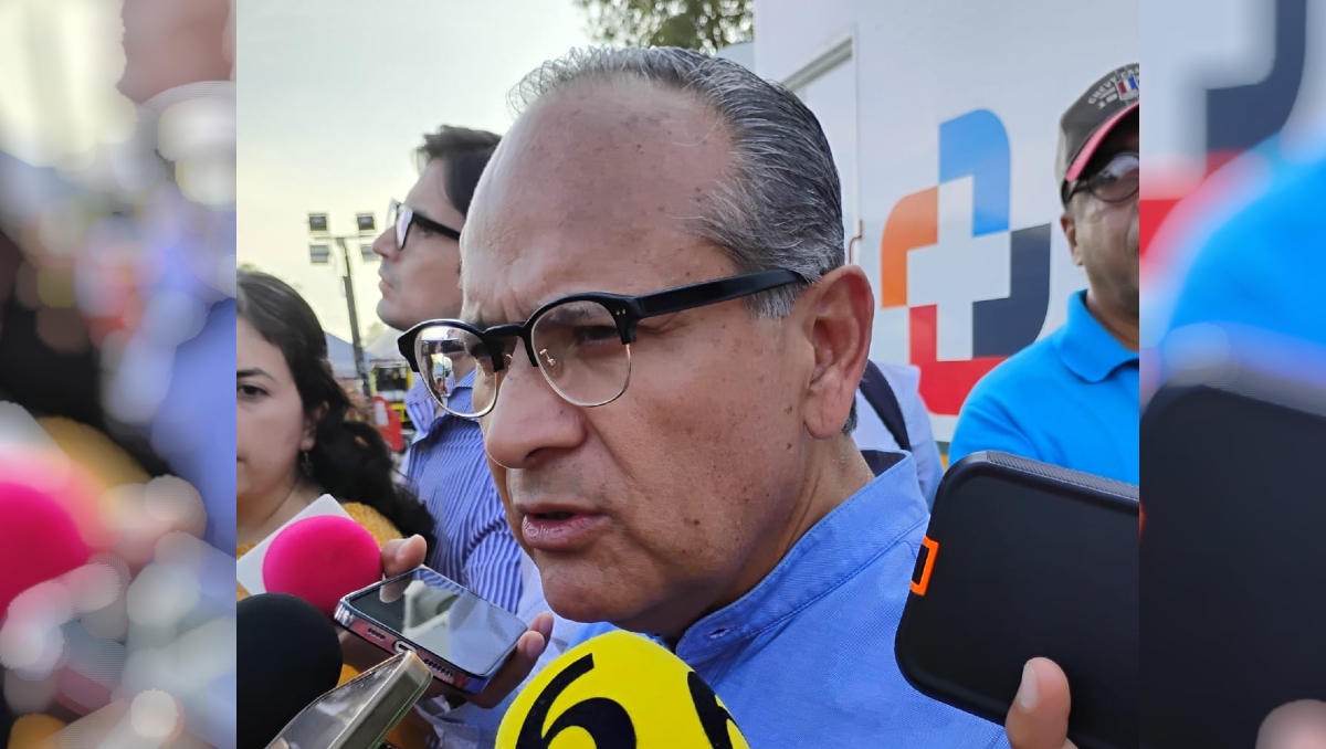 Héctor Raúl Pérez Gómez, secretario de Salud en Jalisco, destacó la labor del sector salud para disminuir el dengue en la entidad (Foto: Gloria Reza)