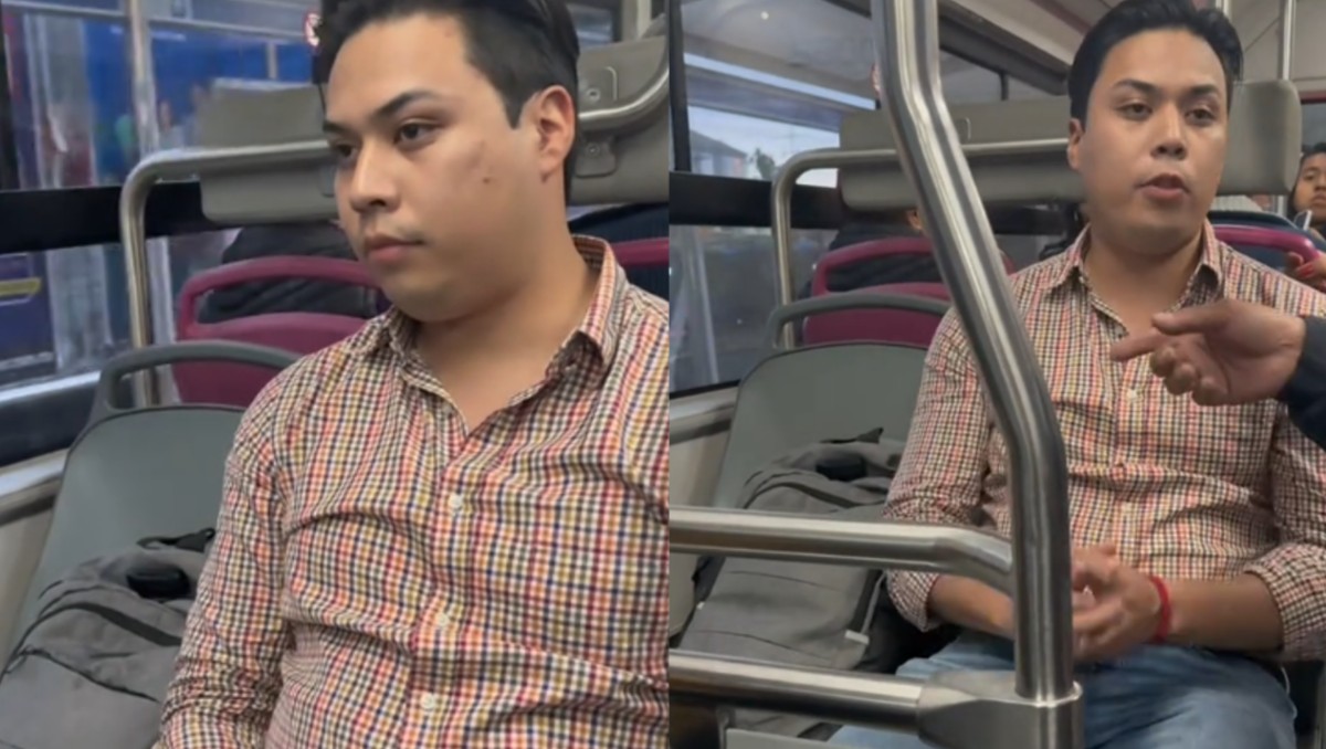 Usuario del Trolebús se niega a dar el asiento | TikTok
