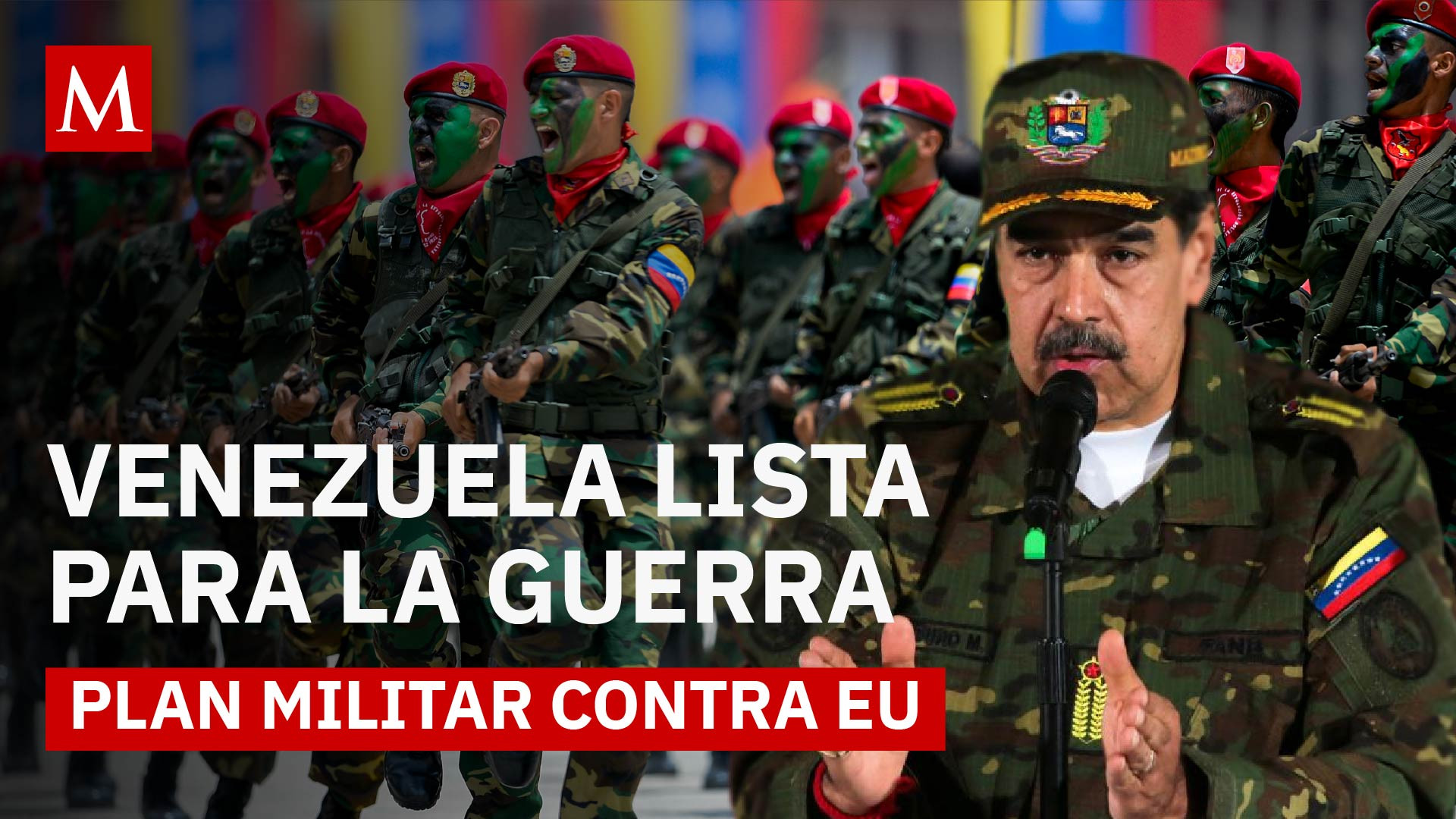 Venezuela se militariza: Maduro anuncia 4.5 millones de milicianos ante amenaza de EU