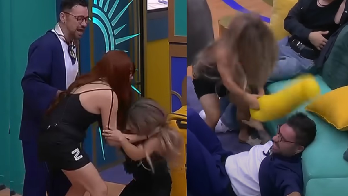 Abelito se viste de mujer y protagoniza pelea al estilo de telenovela. | Captura: La Casa de los Famosos