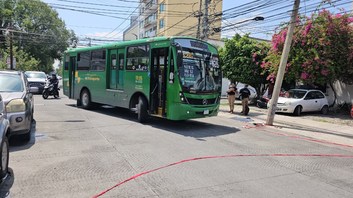 El accidente ocurrió en la colonia Americana. (Juan Carlos Munguía)