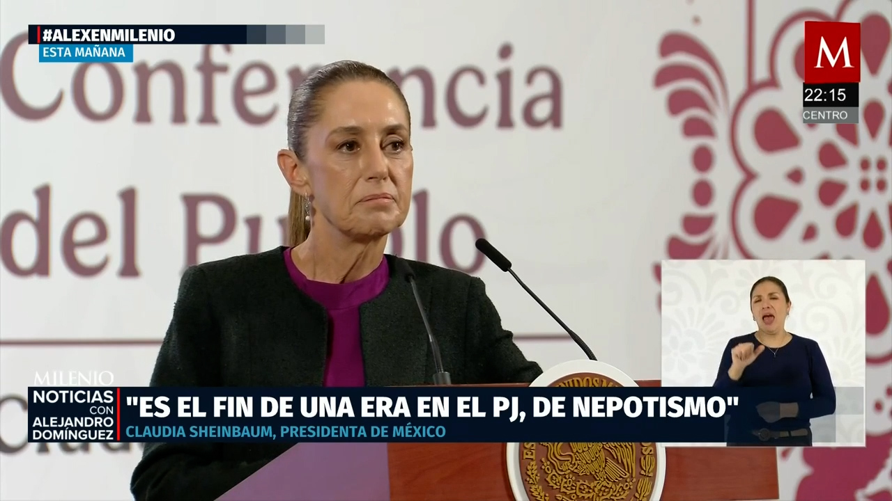 Claudia Sheinbaum cuestiona a la Suprema Corte previo a su última sesión