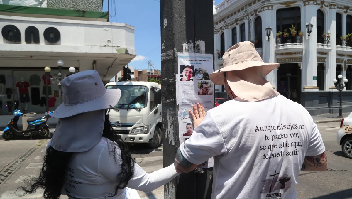 Colectivo Luz de Esperanza Desaparecidos Jalisco está buscando a dos jóvenes en Tamaulipas. (Yazmín Sánchez)